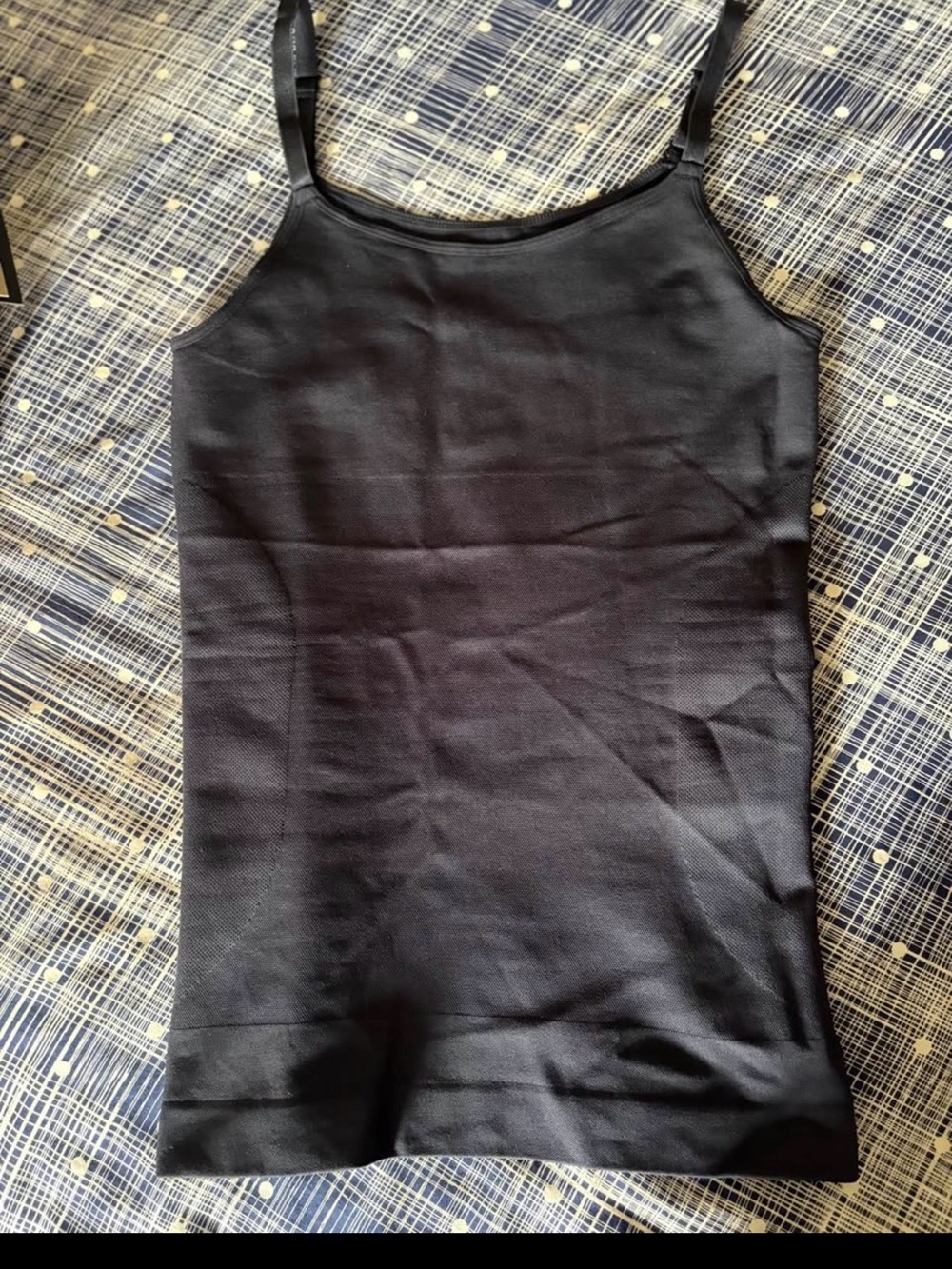 Shapermint Black Stretch Tank - Essentials Camisole